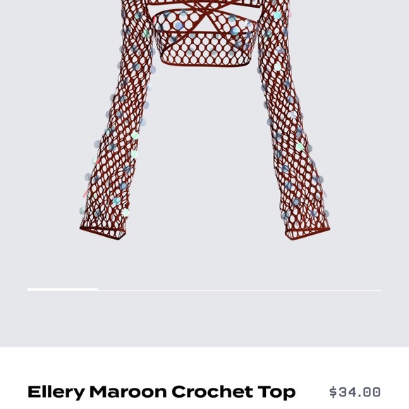 FINESSE crotchet top - Picture 2 of 6